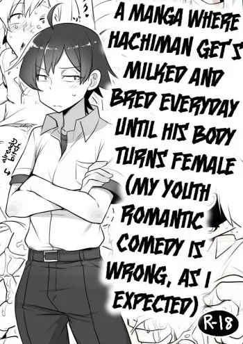 [Cr-R] Mainichi Tanetsuke Sare te Mesu no Karada ni Natta Hachiman ga Hamerare nagara Shanyuu Suru Manga (Yahari Ore no Seishun Love Come wa Machigatteiru.) [English] manga cover