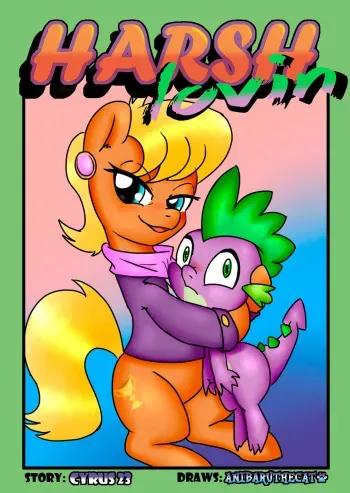 [AnibarutheCat] Harsh Lovin[Colorized] by ReDoXX] manga cover