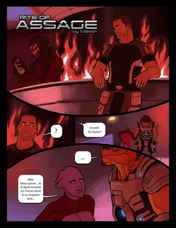[Meesh] RITE OF ASSAGE (french) manga cover