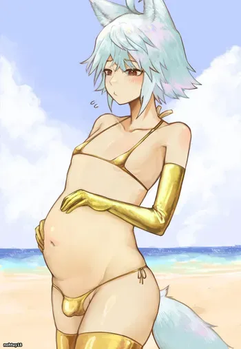 [nohtuy] Kin bikini otoko no musume manga cover