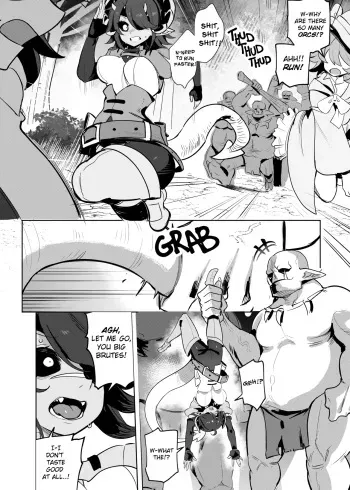 Zafira vs Orcs! Who will win? manga cover
