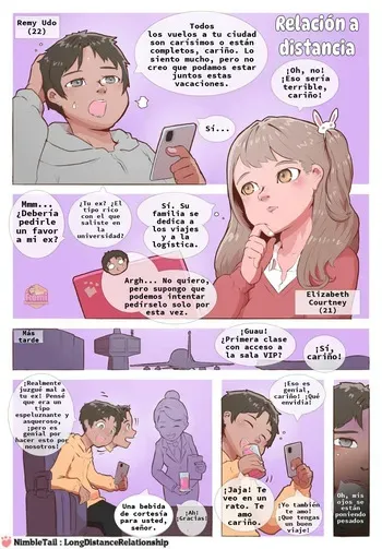 [NimbleTail] Relación a distancia (Español) (RemielSlut) manga cover