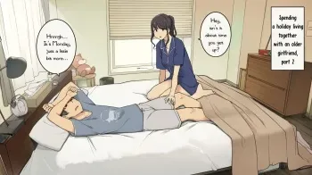 Fudan Onkou na Toshiue Kanojo ni Ichinichijuu Tatasare Semerare Tsuzukeru Hanashi manga cover