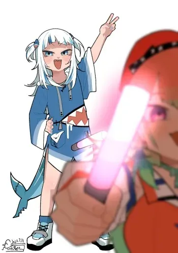 [Hightway 420] 光る棒サメちゃん (Gawr Gura) [Decensored] manga cover