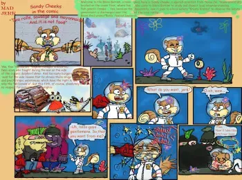 Sandy Cheeks fucked Plankton (Spongebob Squarepants) manga cover
