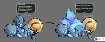 [EvilTQF] Dark Samus x Morph Ball manga cover