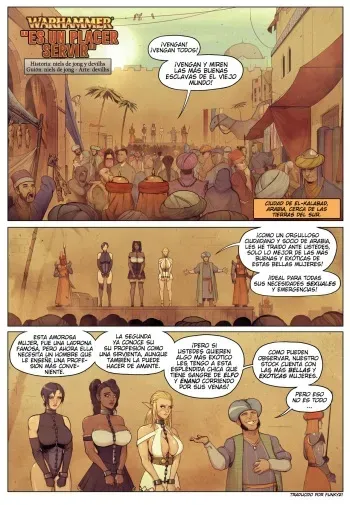 [DevilHS] Warhammer - It's a Pleasure to Serve | Es un placer servir [Spanish] (ongoing) [Funky21] manga cover