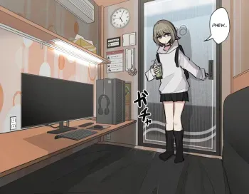 Best Friend-Chan Masturbating in an Internet Cafe manga cover