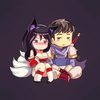Ahri x Garen manga cover