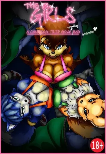 [HappyAnthro] The Girls Comic: A Camping Trip Gone Really Bad (Various) manga cover