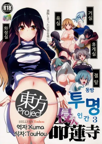(Reitaisai 11) [Haitokukan (Haitokukan)] Touhou Toumei Ningen 3 Myouren Temple | 동방 투명 인간 3 Myouren Temple (Touhou Project) [Korean] manga cover