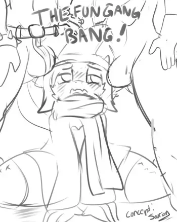 [Saurian] The Fun Gang Bang! manga cover
