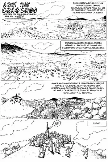 [Karno (Kjartan Arnorsson)] Here There be Dragons(Spanish) manga cover