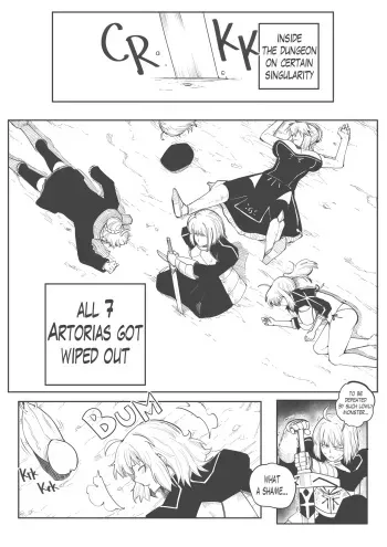 Artoria Orgy manga cover