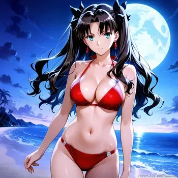 (Patreon - WaifuRain) Rin Tohsaka From Fate/Stay Night - Tentacles Opening [AI Generated] manga cover