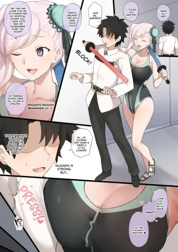 Mizugi Musashi ni Mitsugigasareta Ue ni Kokujin Dekachinpo NTR Douga de Medb ni Chinpo Shibakareru Manga manga cover