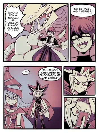 [Wolfrad Senpai] Dark Magician Girl VS Blue Eyes White Dragon (Yu-Gi-Oh!) [Spanish] manga cover