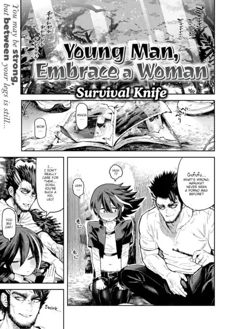 Young Man, Embrace a Woman manga cover