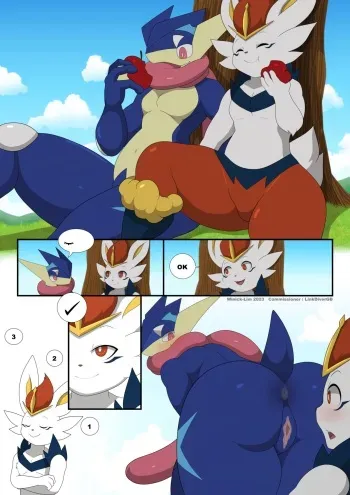 [Winick-Lim] The Hare and the Frog (Pokemon) manga cover