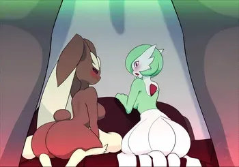 [Tad Shummar] PokeSitter: Gardevoir & Lopunny (Pokemon) (Animated) manga cover