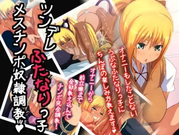 [Midori no Suisei] Tsundere Futanarikko Mesuchinpo Dorei manga cover