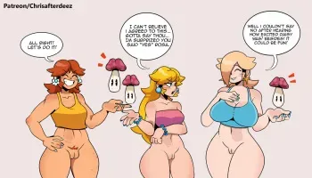 [Thehornyzen (Thegreyzen)] Princesses Fun with Shrooms! manga cover