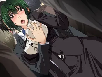 [Studio Triumph] Densha de Chikan Enzai no Fukushuu no Hate ni, Otoko wa Miserare, Onna wa Ochiru manga cover