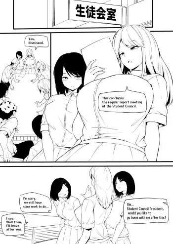 student council president manga manga cover