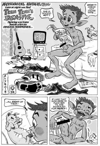 Mechanical Animal (Teen Titans) manga cover