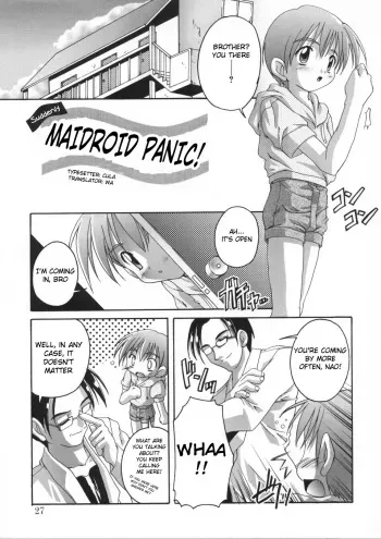 [Takase Yuu] Maidroid Panic! + Panic! Transsexual [English] [Wa] manga cover