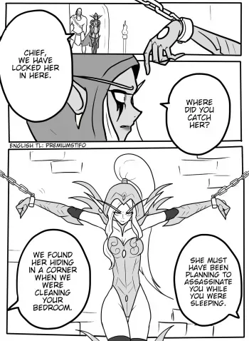 Sylvanas x Valeera manga cover