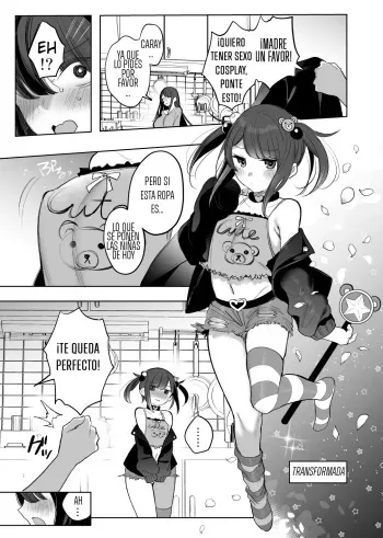 [Amamiya Mizuki] Mahou Shoujo Okaa-san, Mesugaki ni Naru [Spanish] [Satoru] manga cover