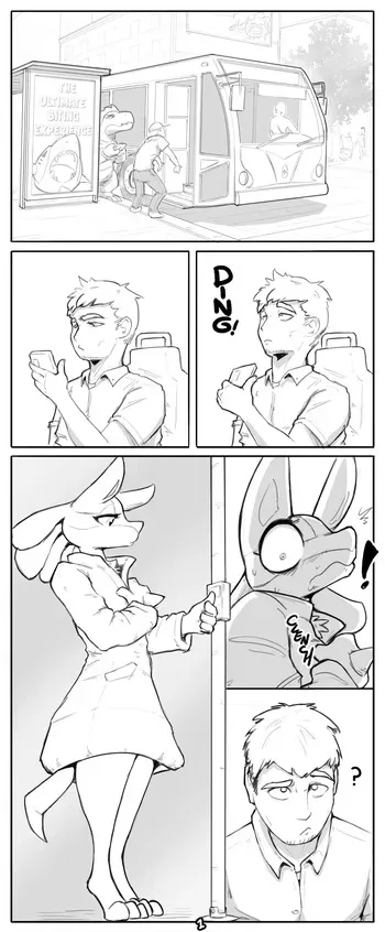 [ShoutingisFun] Lewd Lucario Bus Stop manga cover