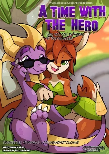 [Blitzdrachin] Una vez con el héroe (Spyro the Dragon)[Spanish] manga cover