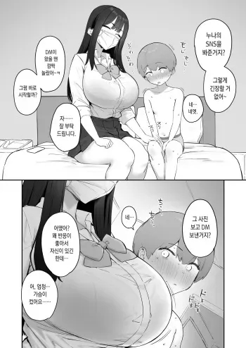 [Hotate-chan] SNS de Shiriatta Onee-san ni Kuwareru Shota [Korean] manga cover