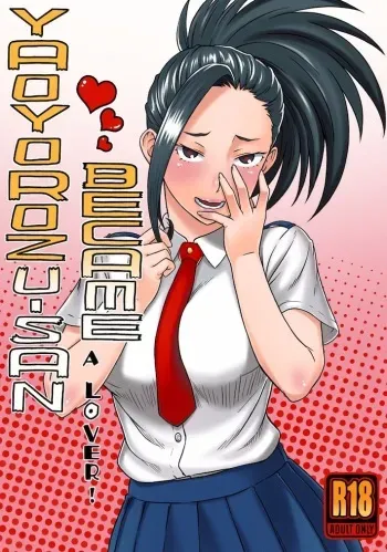 (COMIC1☆10) [Nagaredamaya (BANG-YOU)] Yaoyorozu-san ga Kanojo ni Natta yo! | YAOYOROZU-SAN BECAME A LOVER (Boku no Hero Academia) [English] {Hennojin} [Decensored] manga cover
