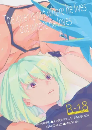 [4K (Yon)] The lover is not where he lives but where he loves (Promare) [Digital] manga cover