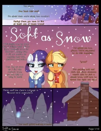 [RatofPoni] Soft as Snow (My Little Pony: Friendship is Magic) manga cover