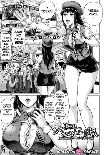 [keso] Oshiete! Bus Guide-san (Hataraku Sukebe Onee-san) [Spanish] [Harenchi no Fansub] [Decensored] manga cover