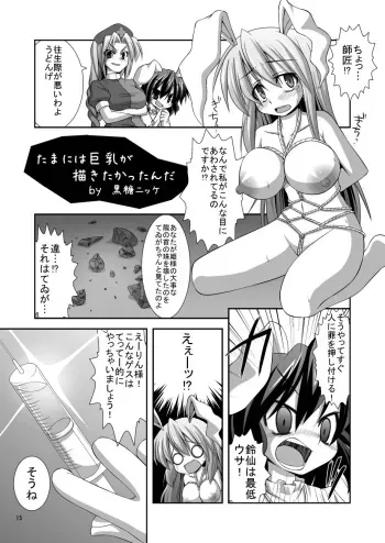 [Akuten Soushin (Kokutou Nikke)] Udon-ge Manga (Touhou Project) [Digital] manga cover