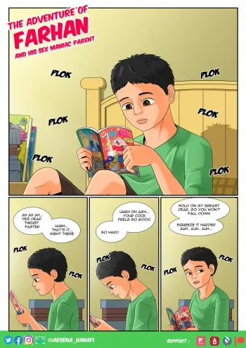 The Adventure of Farhan And His Sex Maniac Parent #5 manga cover