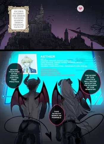[PCrow] Incubuses Wrio Neuvi and Otaku Aether manga cover