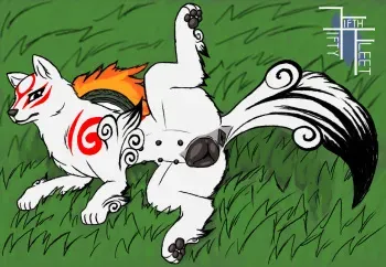 [fiftyfifthfleet] The Heat of the Sun (Okami) manga cover