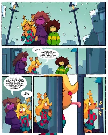 [PopfulBlue] Happy Nude Deer (Deltarune ENF Comic) manga cover