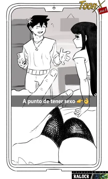 [BurntArt] Najimi's Late Night Texts (Komi-san wa Komyushou Desu) (Spanish) [kalock & ToonX] manga cover