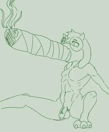[Likasomboody] Ralsei gets Smoked manga cover