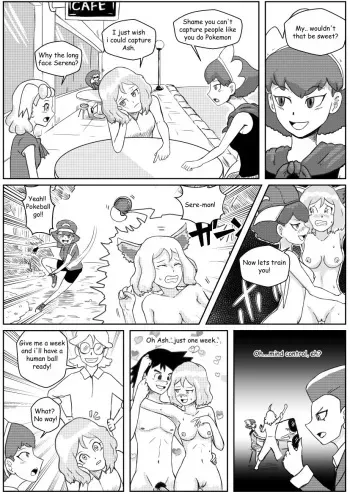Serena caught in her own poketrap manga cover