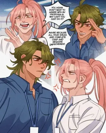 Office au Matchablossom comic manga cover