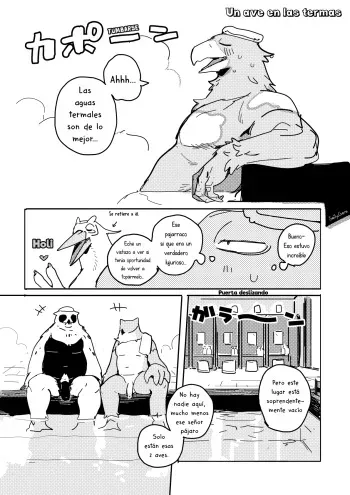 [INAX] BIRD IN SPA! - Un Ave en las Termas (El Águila de Cola Blanca y los Búhos) [Español] manga cover