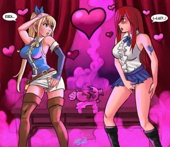 [Psicoero] Lesbian Love Potion (Fairy Tail) manga cover